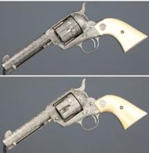 Pair of Engraved Colt Single Action Army Revolvers