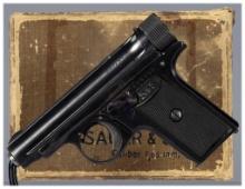 German J.P. Sauer Model 1913 Semi-Automatic Pistol with Rare Box