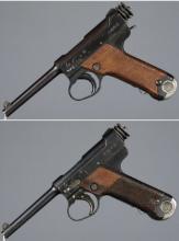 Two Imperial Japanese Nagoya Arsenal Type 14 Nambu