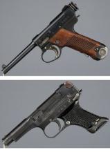 Two World War II Era Imperial Japanese Pistols