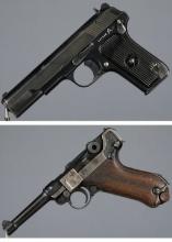 Two Military Pattern Semi-Automatic Pistols