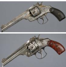 Two Smith & Wesson .44 Double Action Revolvers