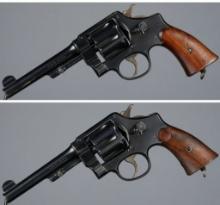 Two U.S. Smith & Wesson Model 1917 Double Action Revolvers