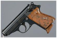 Pre-WWII "RZM" Marked Walther PPK Pistol with Capture Paper