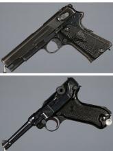 Two European Military Pattern Semi-Automatic Pistols