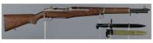 U.S. Springfield Armory M1 Garand Rifle with Bayonet