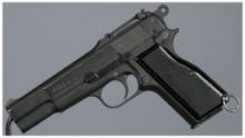 WWII Inglis Mk I* High-Power Pistol with Stock