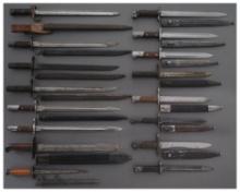 Grouping of Bayonets and Edged Weapons