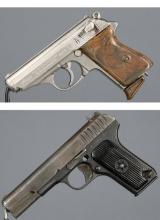 Two European Military Semi-Automatic Pistols