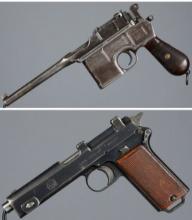 Two European Military Pattern Semi-Automatic Pistols