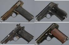 Four European Semi-Automatic Pistols