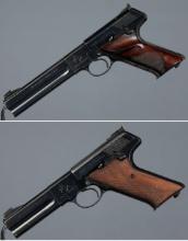 Two Colt Third Series Match Target Woodsman Pistol