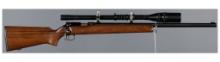 Winchester Model 52D Bolt Action Rifle with Scope