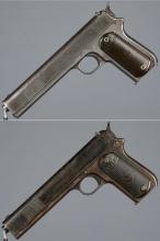 Two Colt Semi-Automatic Pistols