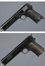 Two Colt Semi-Automatic Pistols