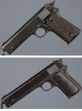 Two Colt Semi-Automatic Pistols