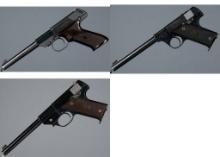 Three High Standard Semi-Automatic Pistols