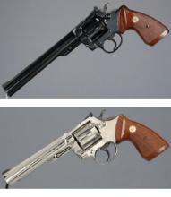 Two Colt Trooper MK III Double Action Revolvers