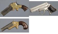 Three Antique American Pistols