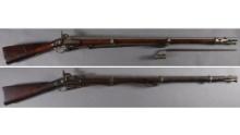 Two U.S. Martial Percussion Muskets