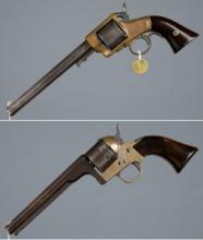 Two Civil War Era American Revolvers