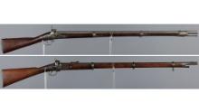 Two Military Percussion Long Guns