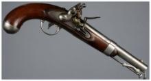 U.S. Asa Waters Model 1836 Flintlock Pistol