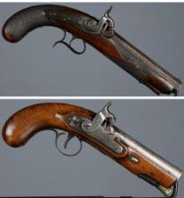 Two Antique Percussion Pistols