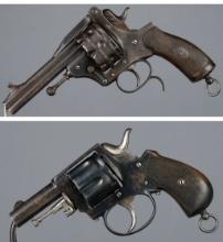 Two European Double Action Revolvers