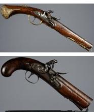 Two European Flintlock Pistols