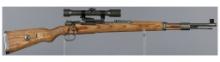 WWII German "bcd/4" K98k Long Rail Sniper Configured Rifle