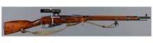 Izhevsk Model 91/30 Sniper Pattern Bolt Action Rifle with Scope