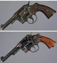 Two U.S. Military Double Action Revolvers