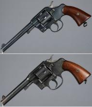 Two U.S. Army Colt Double Action Revolvers