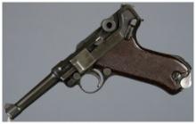 German Krieghoff  "S" Code Luger Semi-Automatic Pistol