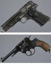 Two World War II Era European Military Handguns