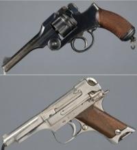 Two World War II Imperial Japanese Handguns