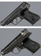 Two German J.P. Sauer & Sohn Semi-Automatic Pocket Pistols