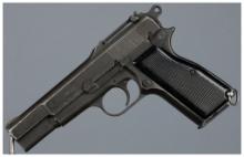 WWII Inglis Mk I* High-Power Pistol with Stock