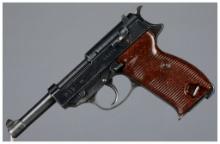 World War II German Spreewerke "cyq" Code P.38 Semi-Automatic Pi