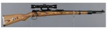 Mauser "byf/44" Code K98k Short Rail Sniper Rifle with Scope