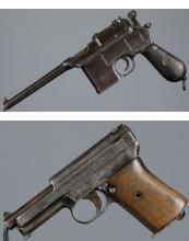 Two Mauser Military Pattern Semi-Automatic Pistols