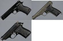 Three European Semi-Automatic Pistols