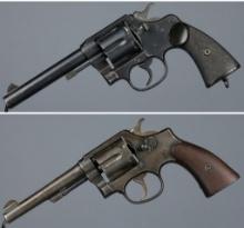 Two Double Action Revolvers