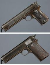 Two Colt Semi-Automatic Pistols