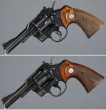 Two Colt Double Action Revolvers