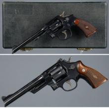 Two Smith & Wesson Double Action Revolvers