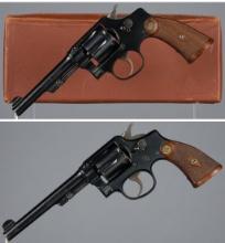 Two Smith & Wesson Double Action Revolvers