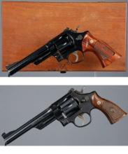 Two Smith & Wesson Double Action Revolvers