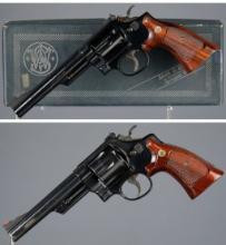 Two Smith & Wesson Double Action Revolvers